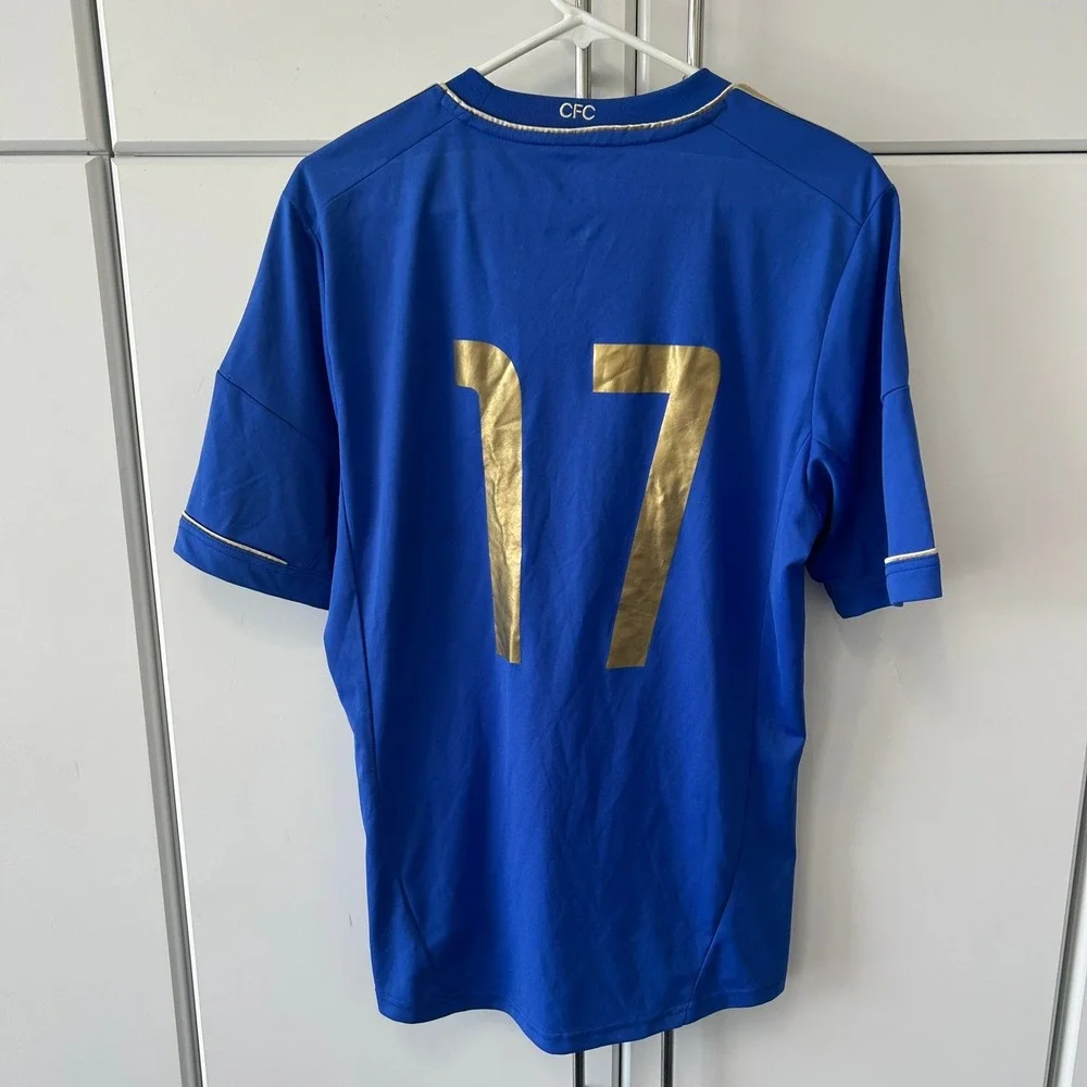 Adidas Chelsea FC 2012-2013 Home Jersey Blue Gold Samsung 17 Mens Medium